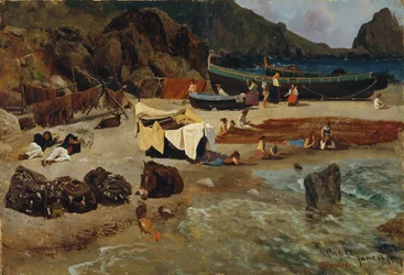 Barche da pesca a Capri